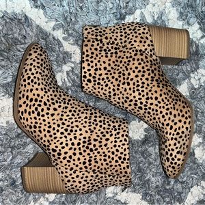 Leopard Print Booties
